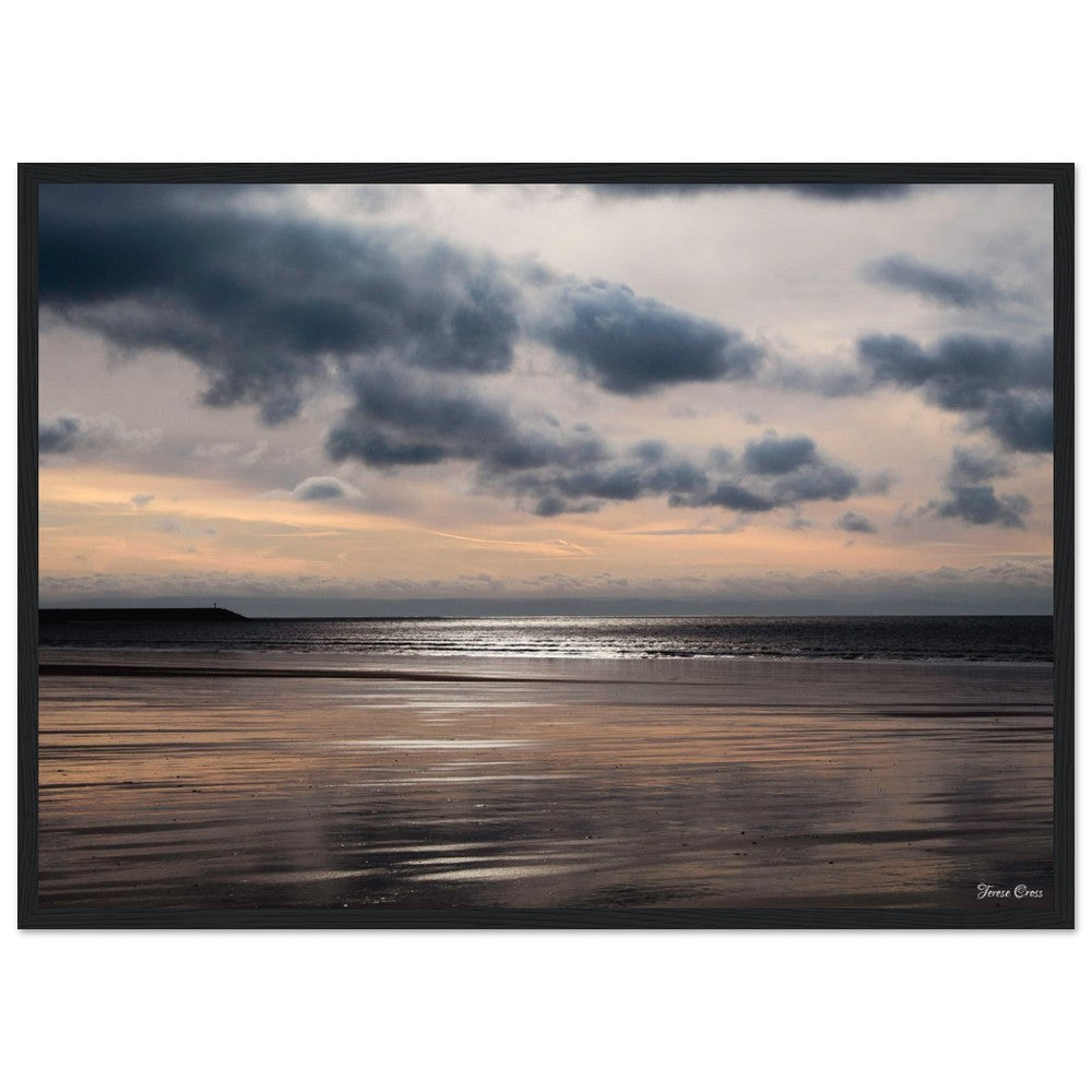 The Wonder - Port Talbot Wales UK - Premium Matte Paper Poster - Wooden Framed